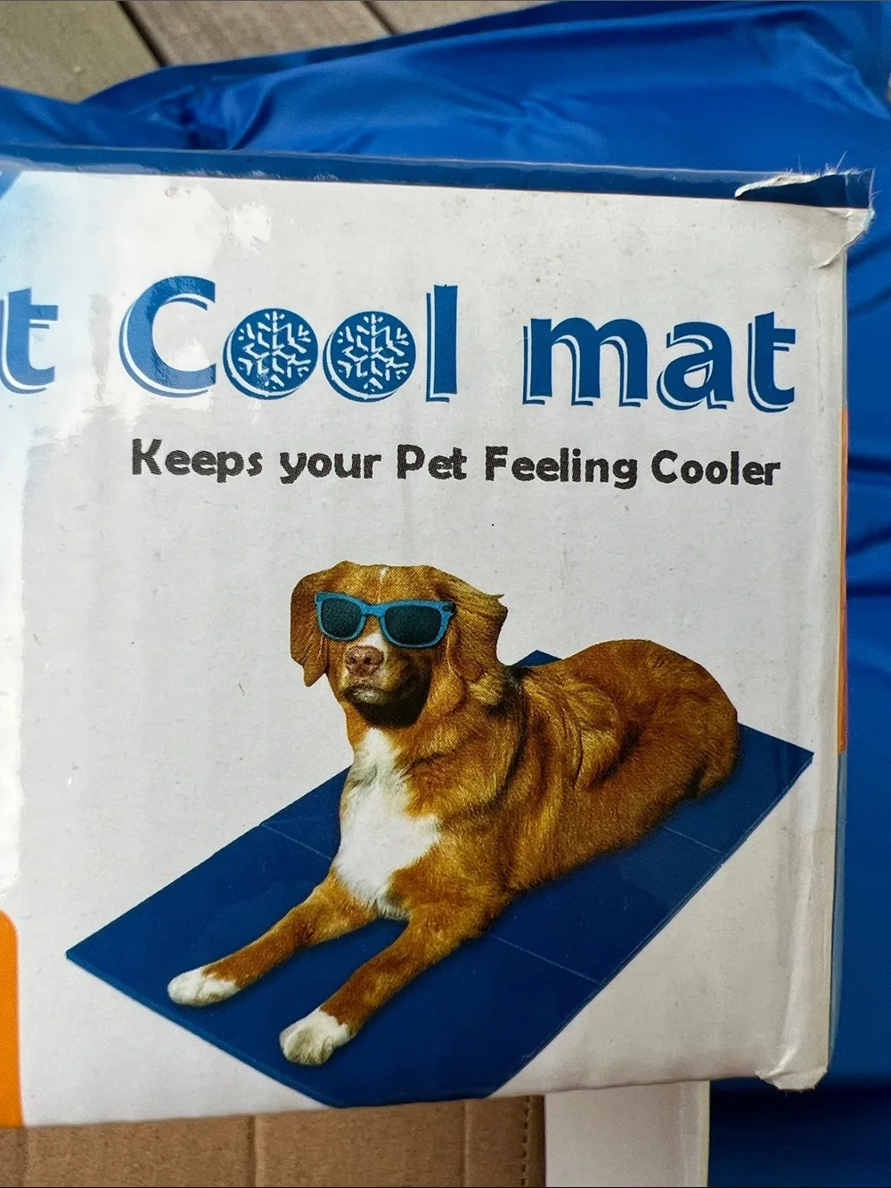 Pet Cooling Pad - Blue